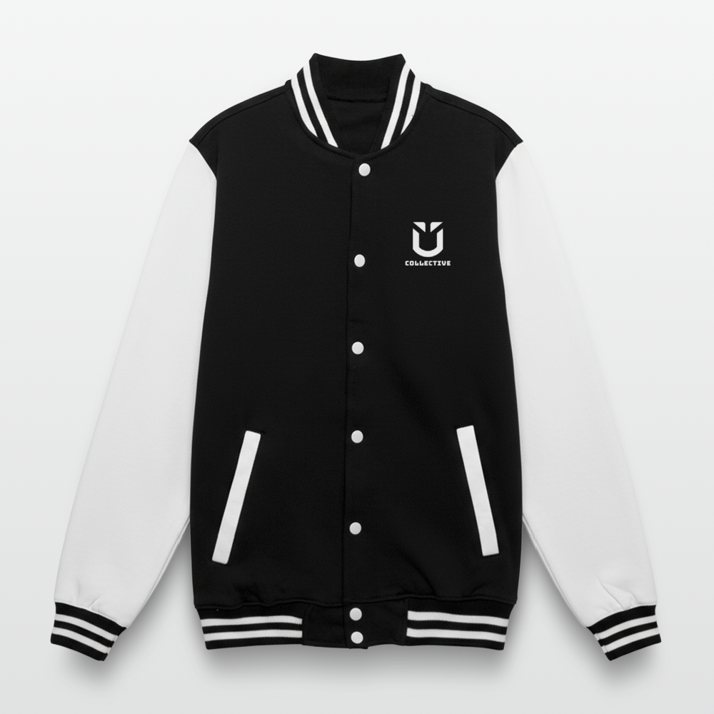 College Sweat Jacket - black/white