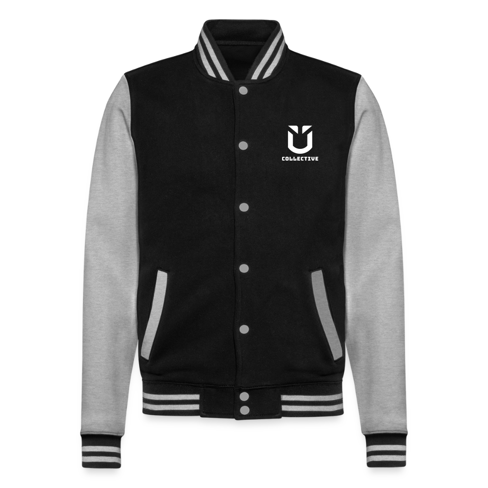 College Sweat Jacket - black/heather grey