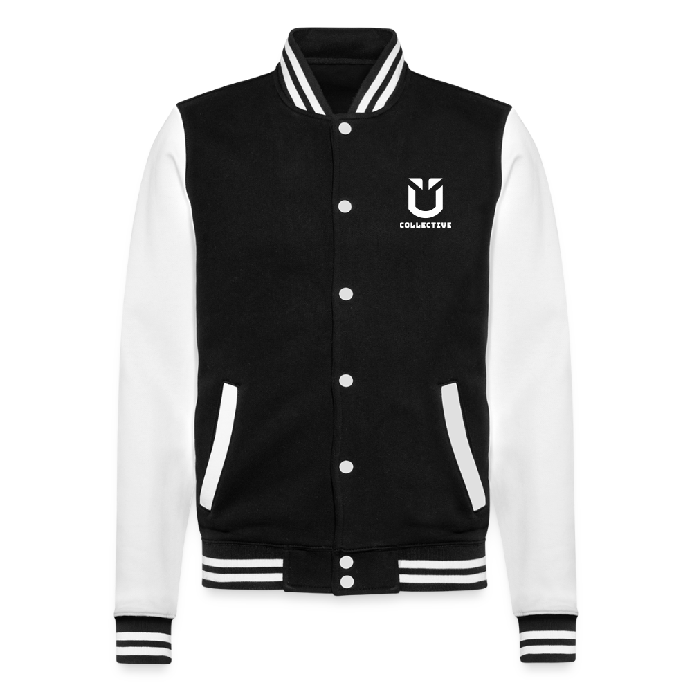 College Sweat Jacket - black/white