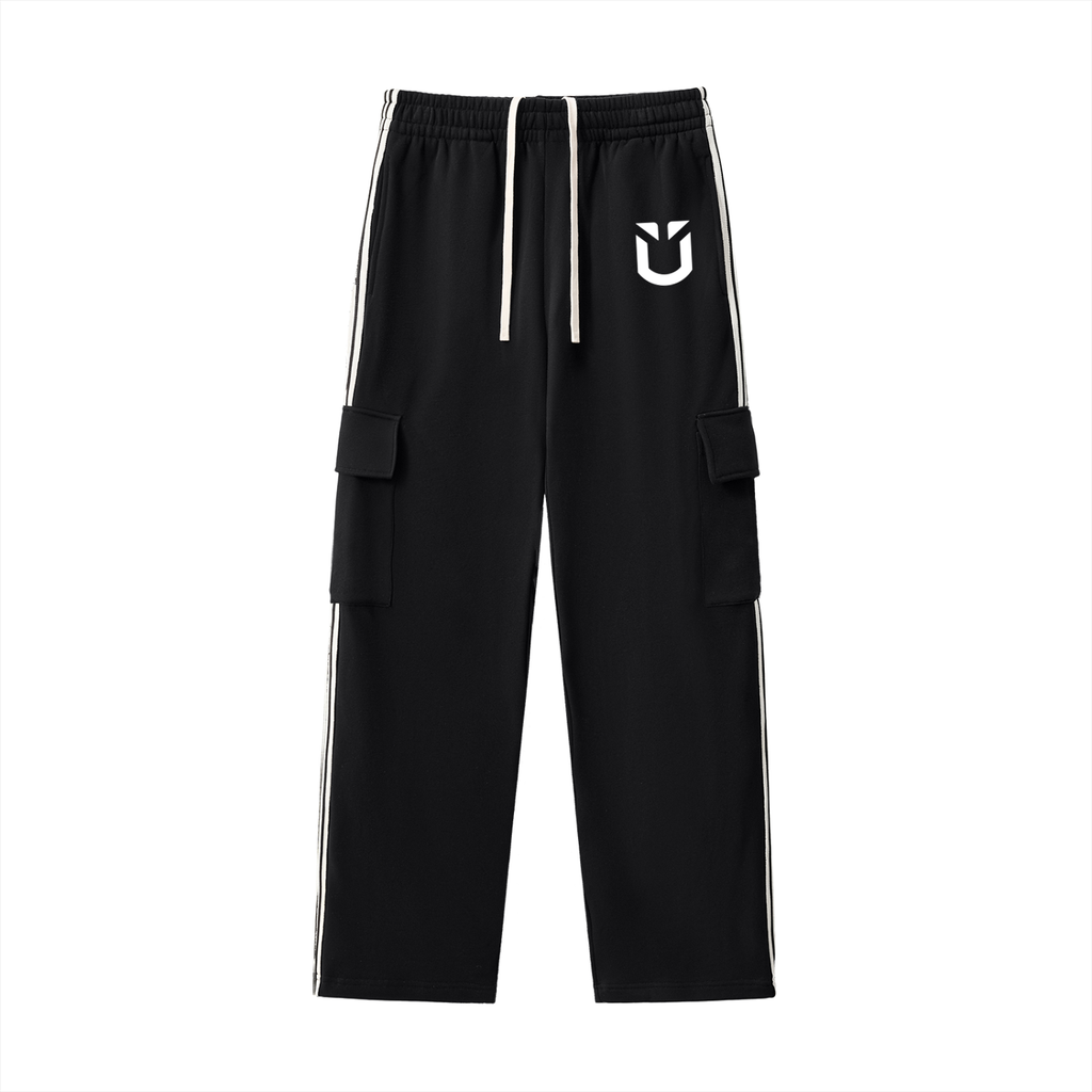 U.Y.T Side Stripe Straight-Leg Pants