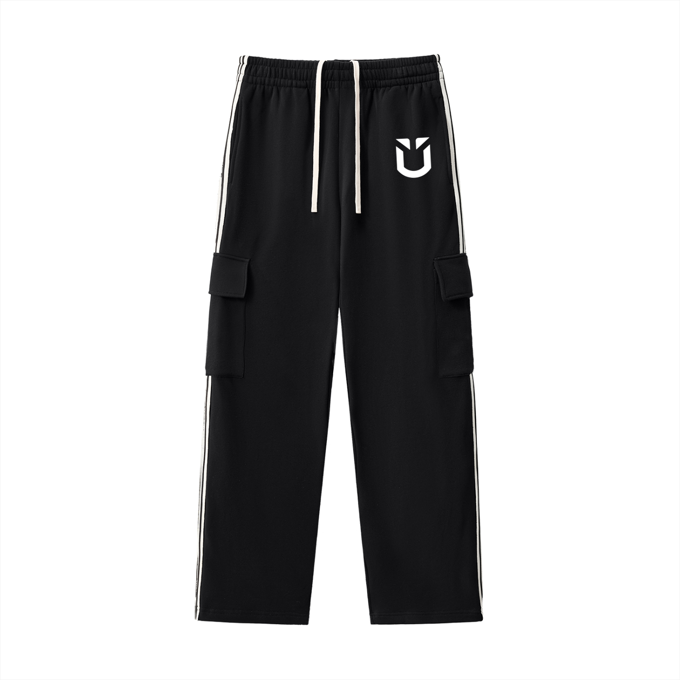 U.Y.T Side Stripe Straight-Leg Pants