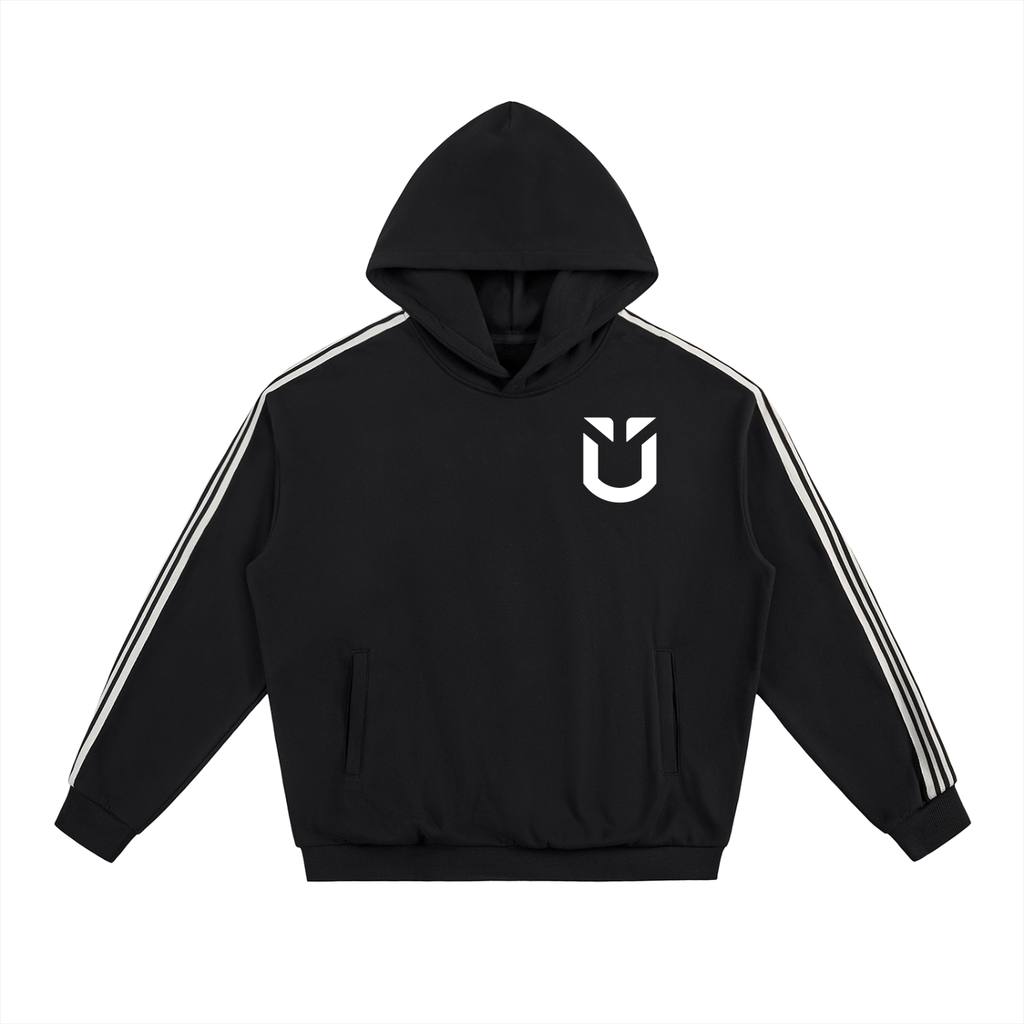 U.Y.T Side Stripe Drop-Shoulder Hoodie