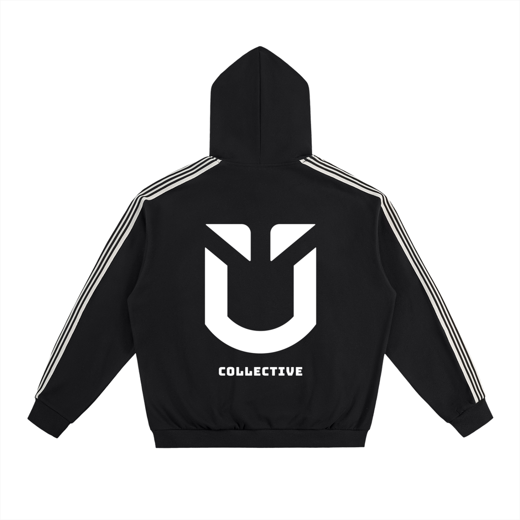 U.Y.T Side Stripe Drop-Shoulder Hoodie